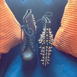 Jefferey Campbell studded boots